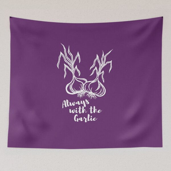 Item preview, Always with the Garlic | Garlic Bulbs Design designed and sold by Monochromatics by Corie Mae Dark.