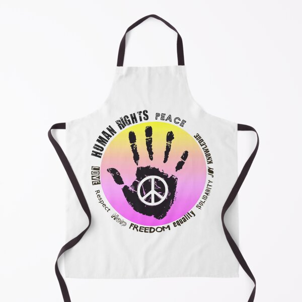 Item preview, Peace and Love, Respect for Human's rights! color black hand art by IONA Art Digital designed and sold by IonaArtDigital.