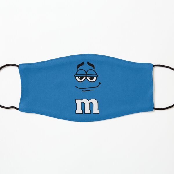 Blue M&M Candy Face Mask Kids Mask