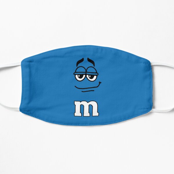 Blue M&M Candy Face Mask Mask
