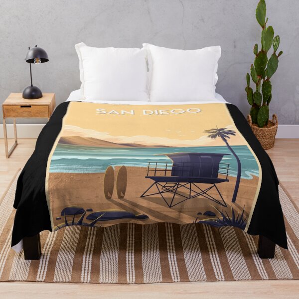 Item preview, 80s retro poster art wall decor vintage SAN DIEGO designed and sold by slagalicastrave.