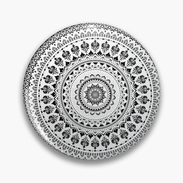 Artikelvorschau, Mandala Monochrom entworfen und verkauft von Echolite.