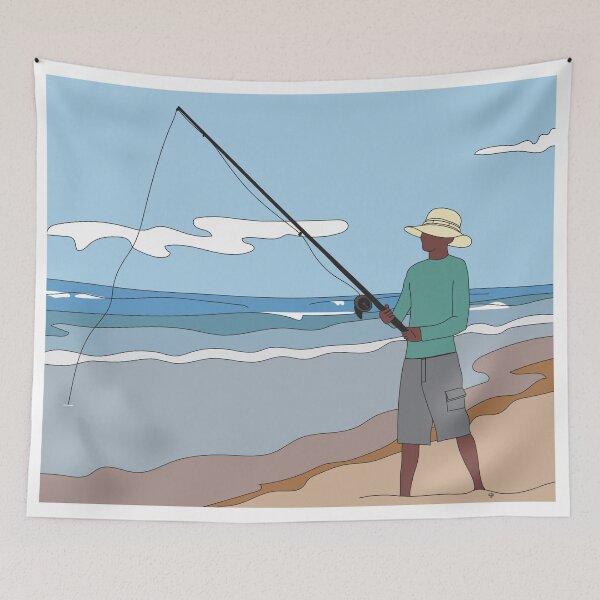 Item preview, Beach Fishing#1 designed and sold by Megan Dirsa-DuBois.