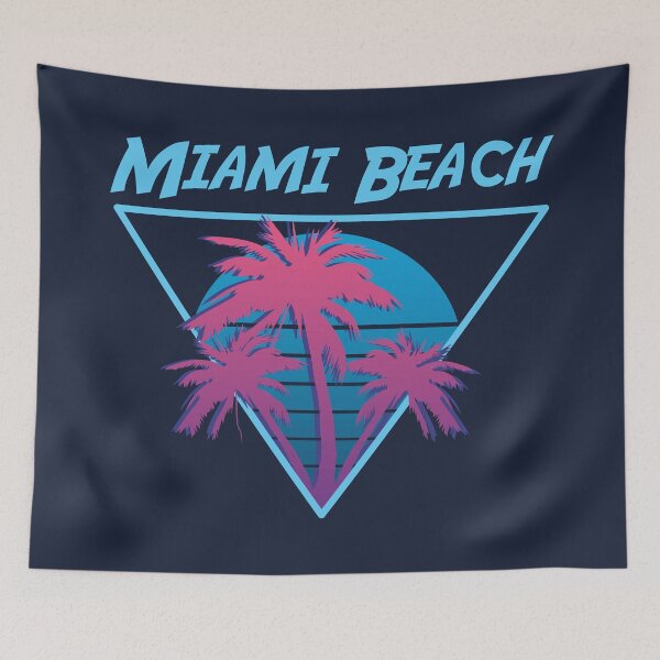 Item preview, Miami Beach Retro Style designed and sold by CoolSilhouettes.