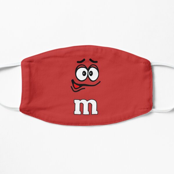 Classic Red M&M Candy Face Mask Mask