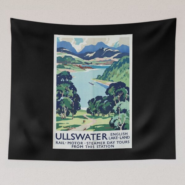 Item preview, Railway Poster Ullswater designed and sold by stickart-marek.