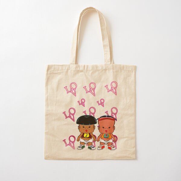 PBTEEZ RB0192 Love 52 Cotton Tote Bag