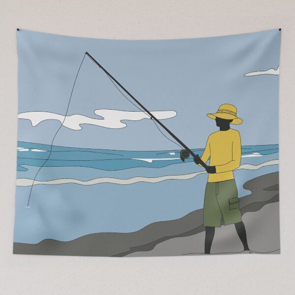 Item preview, Beach Fishing#3 designed and sold by Megan Dirsa-DuBois.