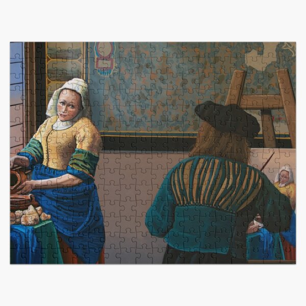 Peter Vos Mus(t) Painting Jigsaw Puzzle for Sale by PaulMeijering