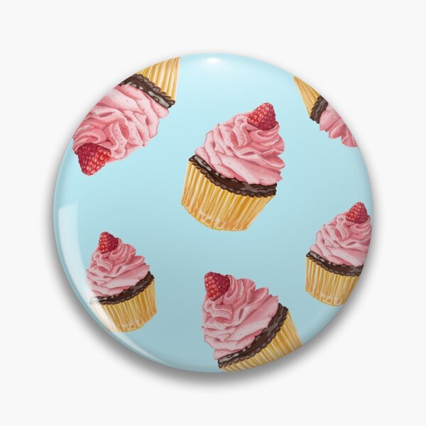 Artikelvorschau, Goldene Schokolade Himbeer Cupcakes des Dessertliebhabers entworfen und verkauft von TokenMenagerie.