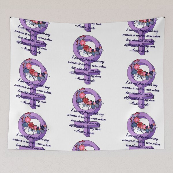 Item preview, Feminist Venus Symbol with Audre Lorde Quote designed and sold by Kat Iti.