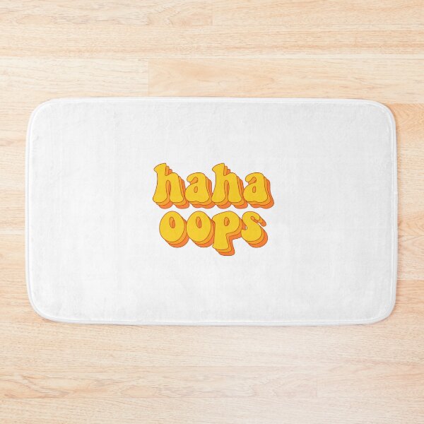 Item preview, haha oops designed and sold by Shayna Friedland.