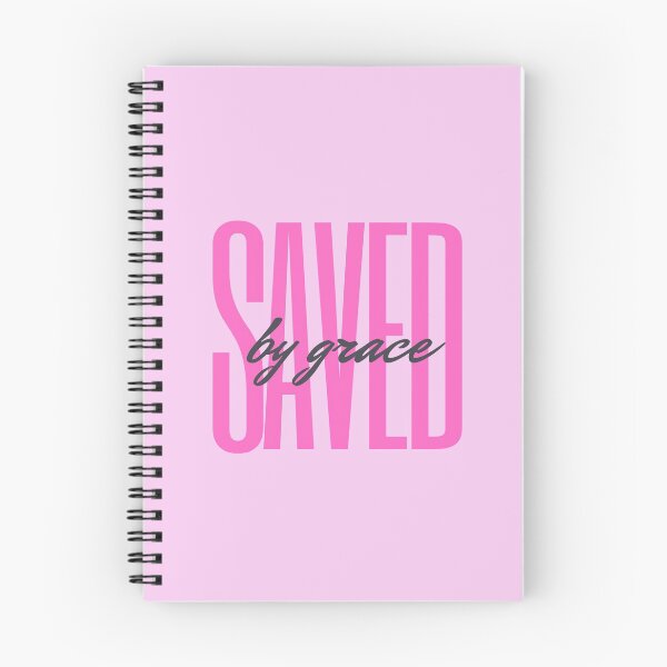Item preview, Saved by Grace (pink) designed and sold by LiveAndGlow.
