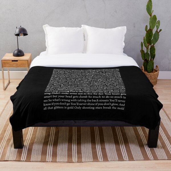 Details about   All Star Song Lyrics Blanket 