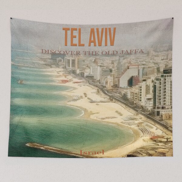 Item preview, Vintage Tel Aviv Poster designed and sold by Firandi.