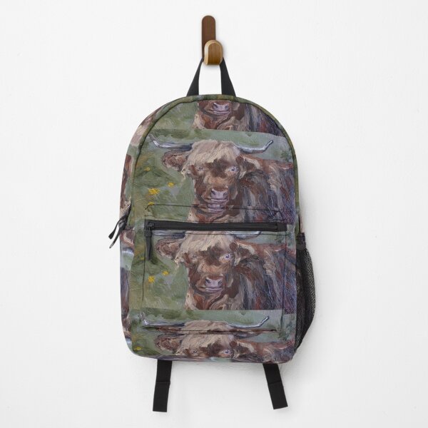 Item preview, Highland Cow in oil paint designed and sold by Liz HL Art Shop.