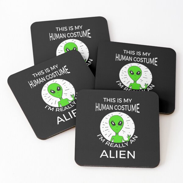 Item preview, This Is My Human Costume - Alien Edition III designed and sold by Lemon Pepper.