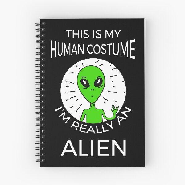 Item preview, This Is My Human Costume - Alien Edition III designed and sold by Lemon Pepper.