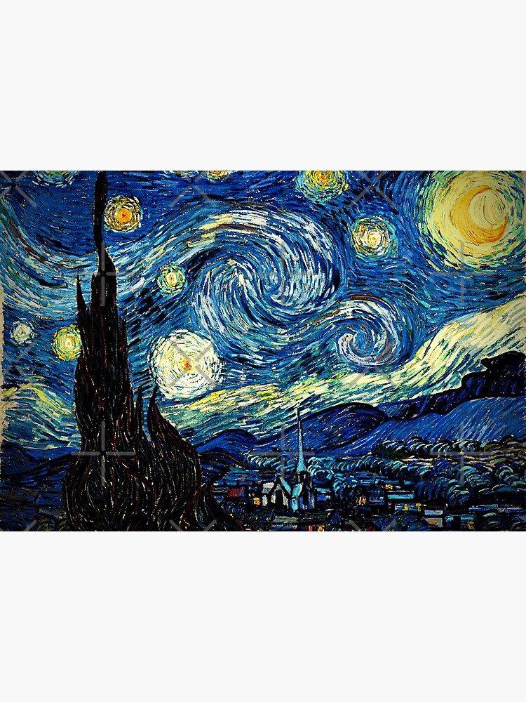 Starry Night - Vincent Van Gogh by SuperAceDesigns