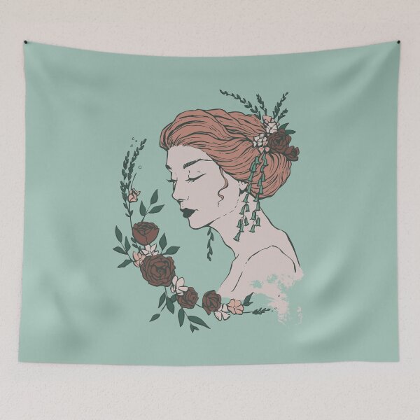 Item preview, Persephone - Blue designed and sold by ForlornFables.