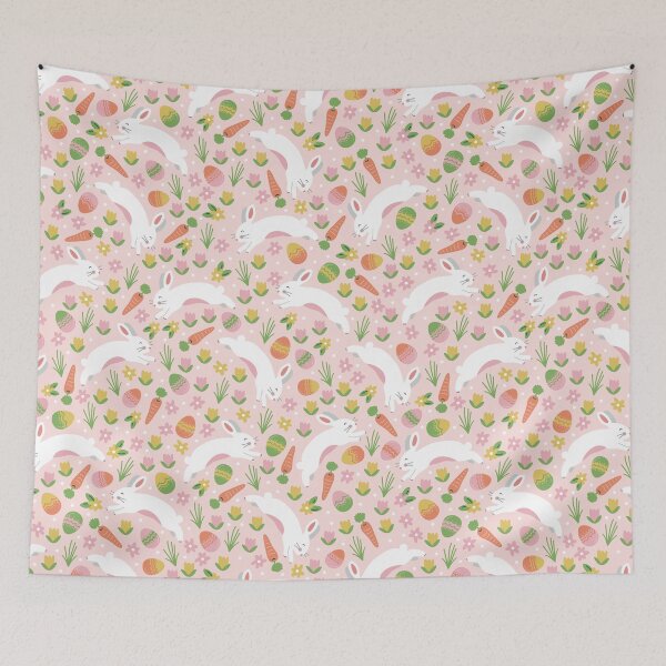 Item preview, Easter Bunnies Pink designed and sold by Allison Romero Design.