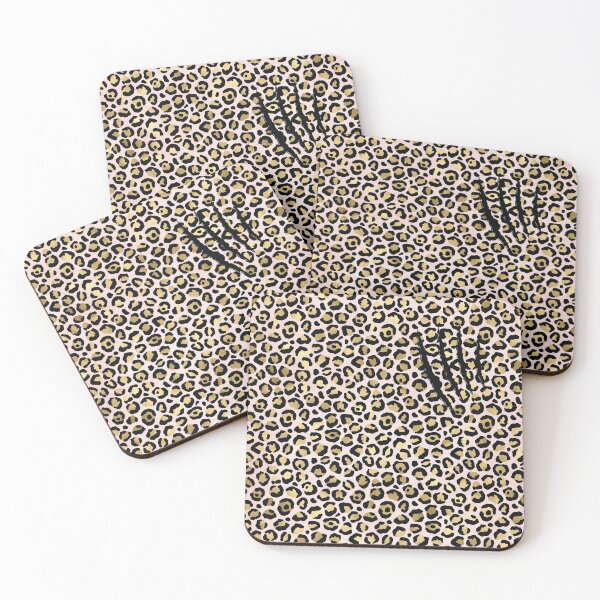 Item preview, Light Colored Cheetah Leopard Print with Claw Scatch designed and sold by aprincessinsp.