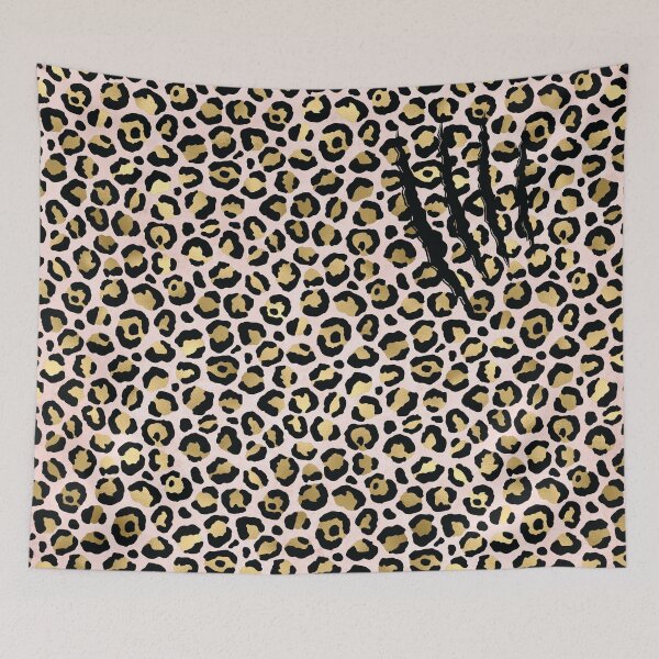 Item preview, Light Colored Cheetah Leopard Print with Claw Scatch designed and sold by aprincessinsp.