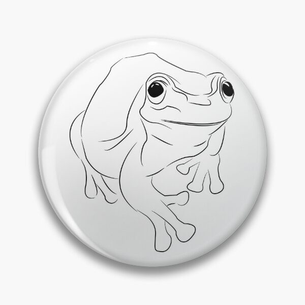 Item preview, Tree Frog Line Art designed and sold by amygerdy.