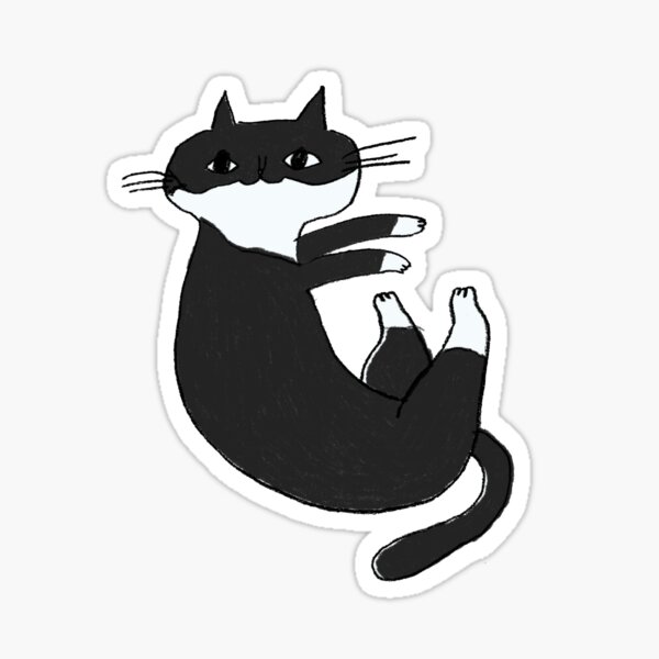 Tuxedo Cat Neko I x Mori Sticker