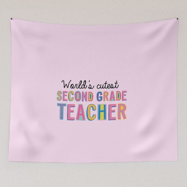 Item preview, Second Grade Teacher Gifts | World's cutest Second Grade Teacher designed and sold by betternotes.