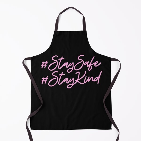 Item preview, # Stay Safe & Kind in Light Pink designed and sold by FunShirtDesigns.