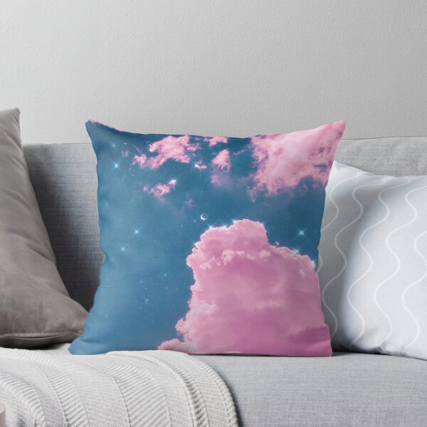 Item preview, Aesthetic cotton candy pink blue pastel  glittery sky designed and sold by samararibas.
