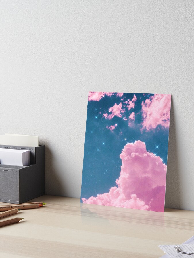 Cute Cotton Candy Sweet Pink Dessert Art Board Print for Sale by Simplyy  Unique