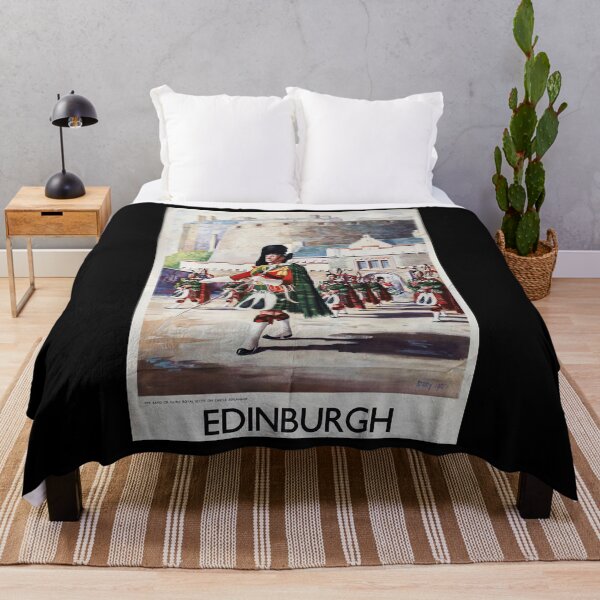 Item preview, Railway Poster Edinburgh designed and sold by stickart-marek.