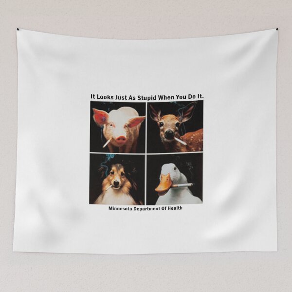 Item preview, Fumar animales: se ve tan estúpido cuando lo haces designed and sold by AmadaLevile.