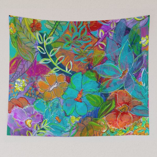 Item preview, Doodle Garden Bright designed and sold by LillianConnelly.