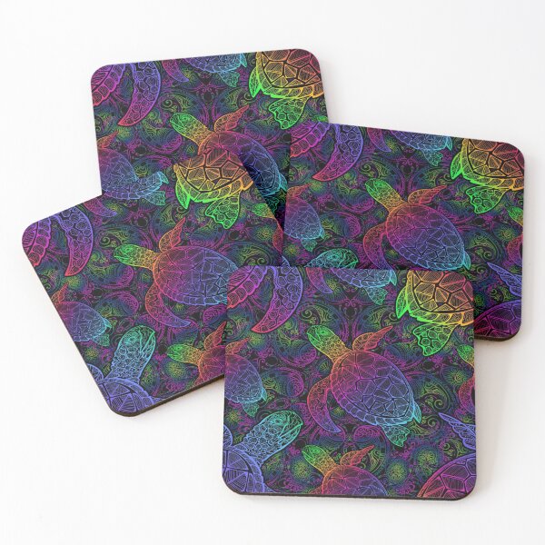 Item preview, Turtle Pattern Vsco Save the Turtles Neon designed and sold by Draculaura2009.