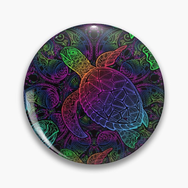 Item preview, Turtle Pattern Vsco Save the Turtles Neon designed and sold by Draculaura2009.