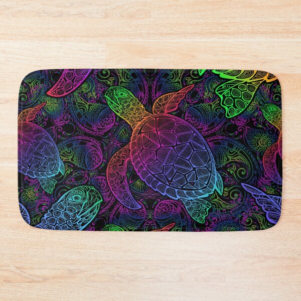 Item preview, Turtle Pattern Vsco Save the Turtles Neon designed and sold by Draculaura2009.