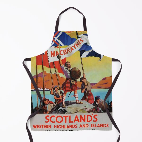 Item preview, Railway Poster Scotland designed and sold by stickart-marek.