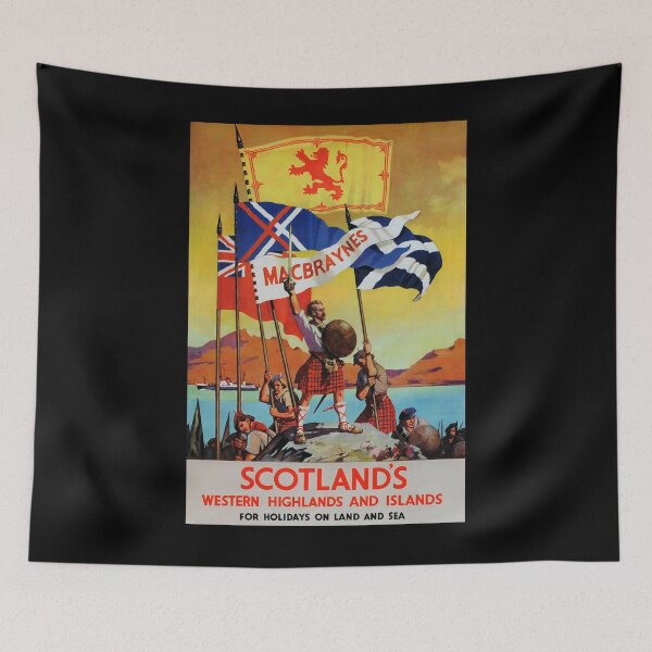 Item preview, cartel ferroviario Scotland designed and sold by stickart-marek.