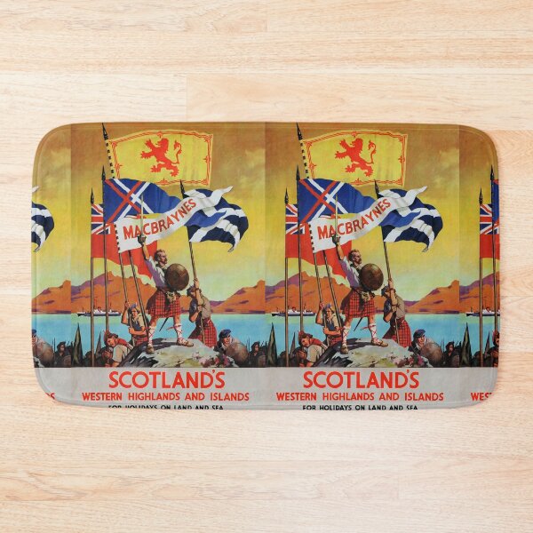 Item preview, Railway Poster Scotland designed and sold by stickart-marek.