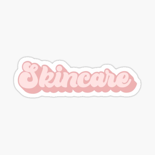 Skincare Sticker