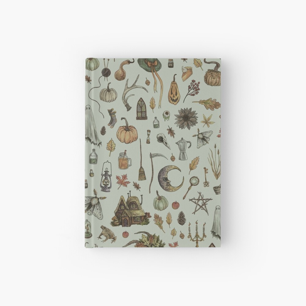 Green Cozy Crone Hardcover Journal