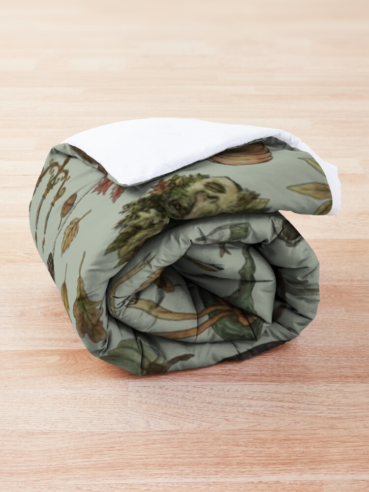 Alternate view of Green Cozy Crone Comforter