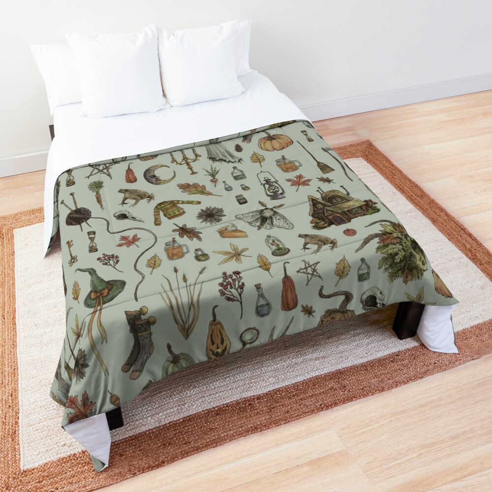 Green Cozy Crone Comforter