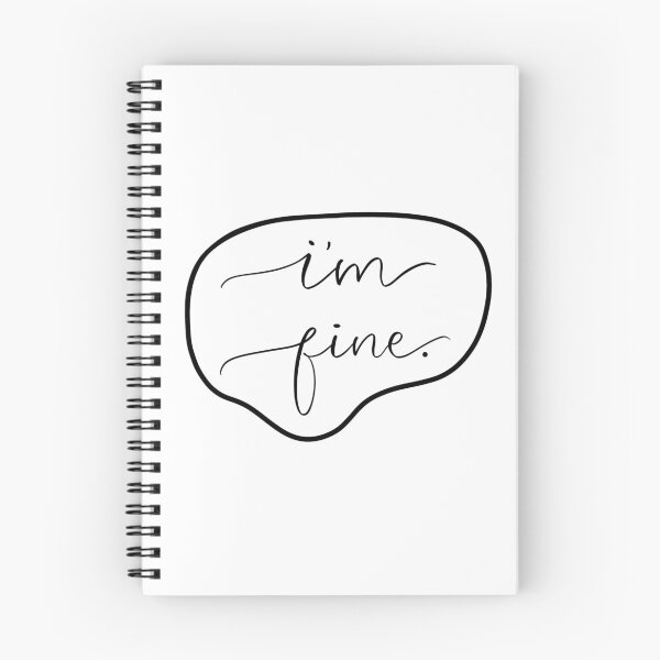 Item preview, I’m fine  designed and sold by emmy107.
