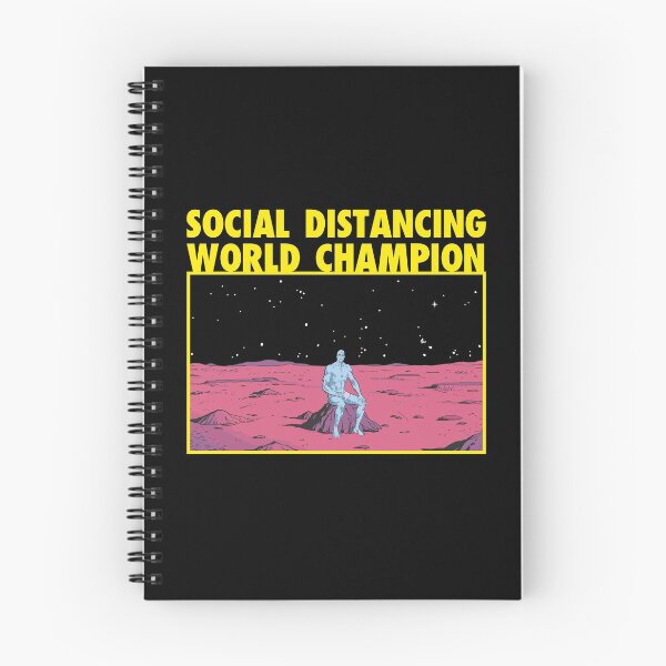 Item preview, SOCIAL DISTANCING Dr. Manhattan designed and sold by LuksTEESred.
