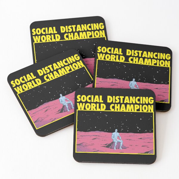 Item preview, SOCIAL DISTANCING Dr. Manhattan designed and sold by LuksTEESred.