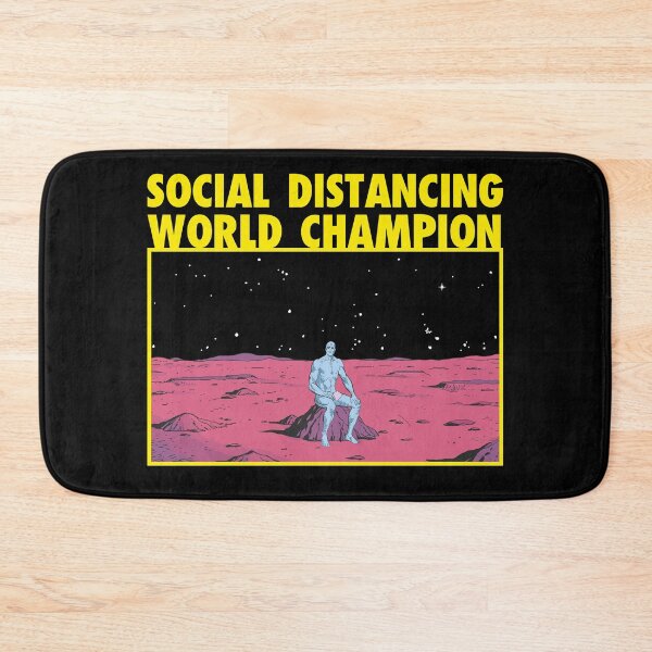 Item preview, SOCIAL DISTANCING Dr. Manhattan designed and sold by LuksTEESred.
